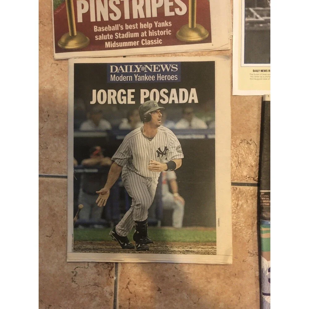 New York Yankees LOT Newspaper Daily News 2003 2008 Magazines All Star Babe Ruth